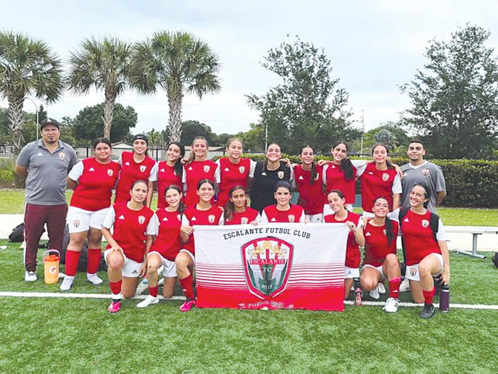 Escalante Futbol Club en torneo Dreams Cup en Miami. Categoría femenina u17, y masculino u11 y u13