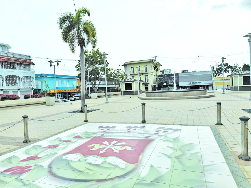 Plaza pública Ángel Vivaldi, donde se lleva a cabo el evento cultural Pepino Arte Vivo.