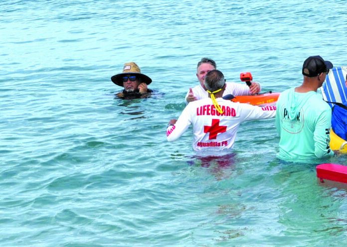 Imagen proporcionada por la Oficina Municipal de Manejo de Emergencias de Aguadilla.
