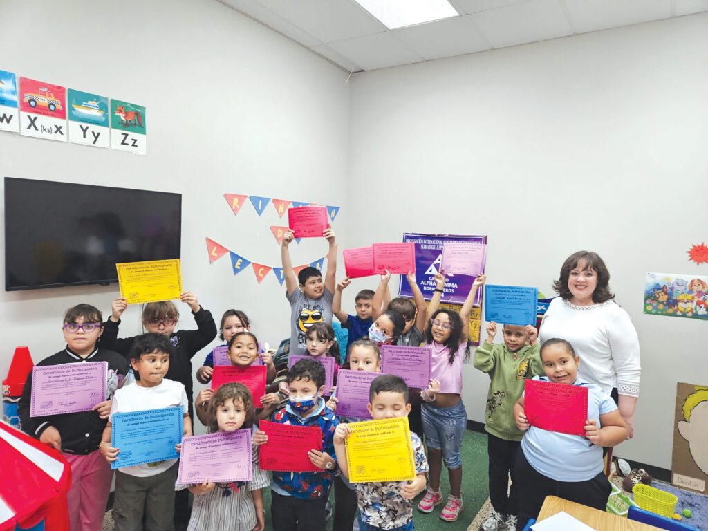 Estudiantes de mi escuelita Learning Center