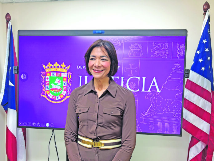 Secretaria del Departamento de Justicia, licenciada Lourdes L. Gómez Torres