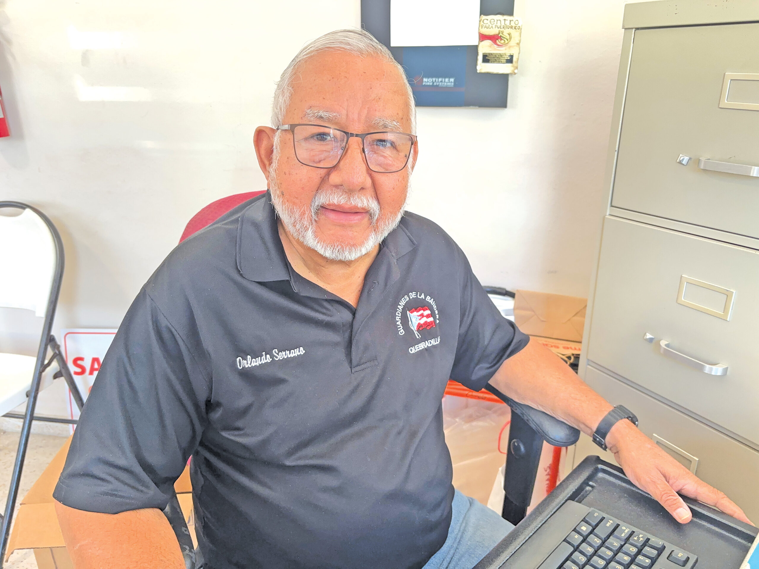 Orlando Serrano, Miembro de Los Guardianes de la Bandera. 