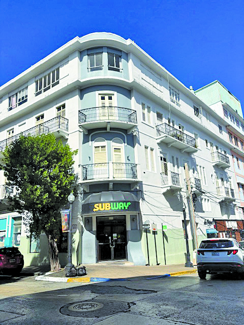 Foto actual del edificio antiguo hotel La Palma