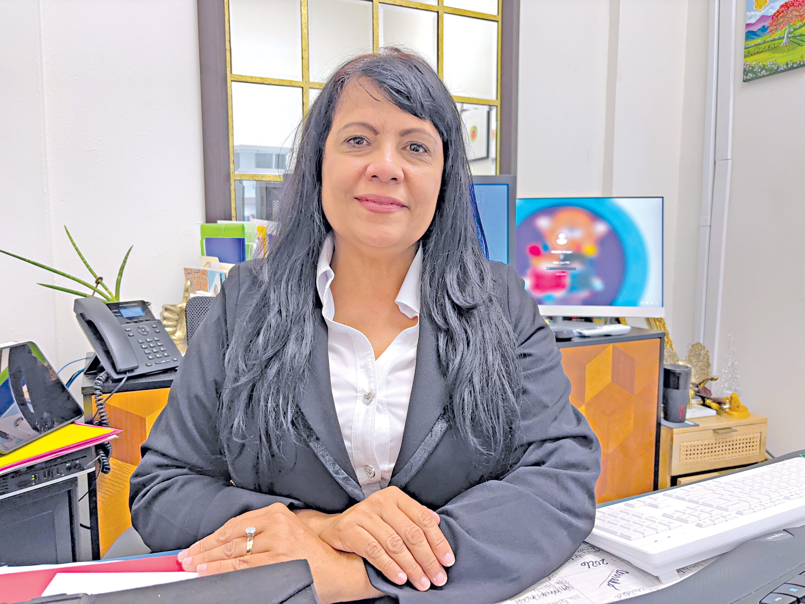 Administradora de la Biblioteca Juvenil de Mayagüez, Waleska Vargas. 