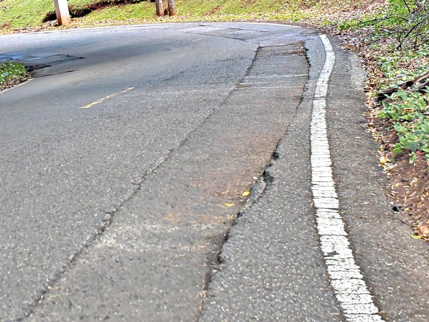 Estado del tramo más arriba del sector. 