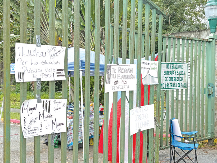 Los estudiantes esperan que sus reclamos se atiendan