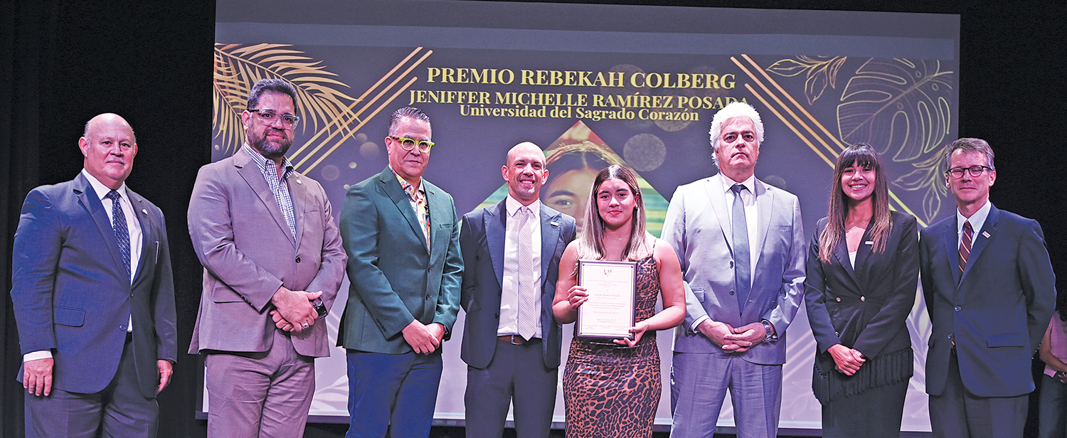 Michelle Ramírez ganadora del premio Rebekah Colberg. (Luis F. Minguela LAI)