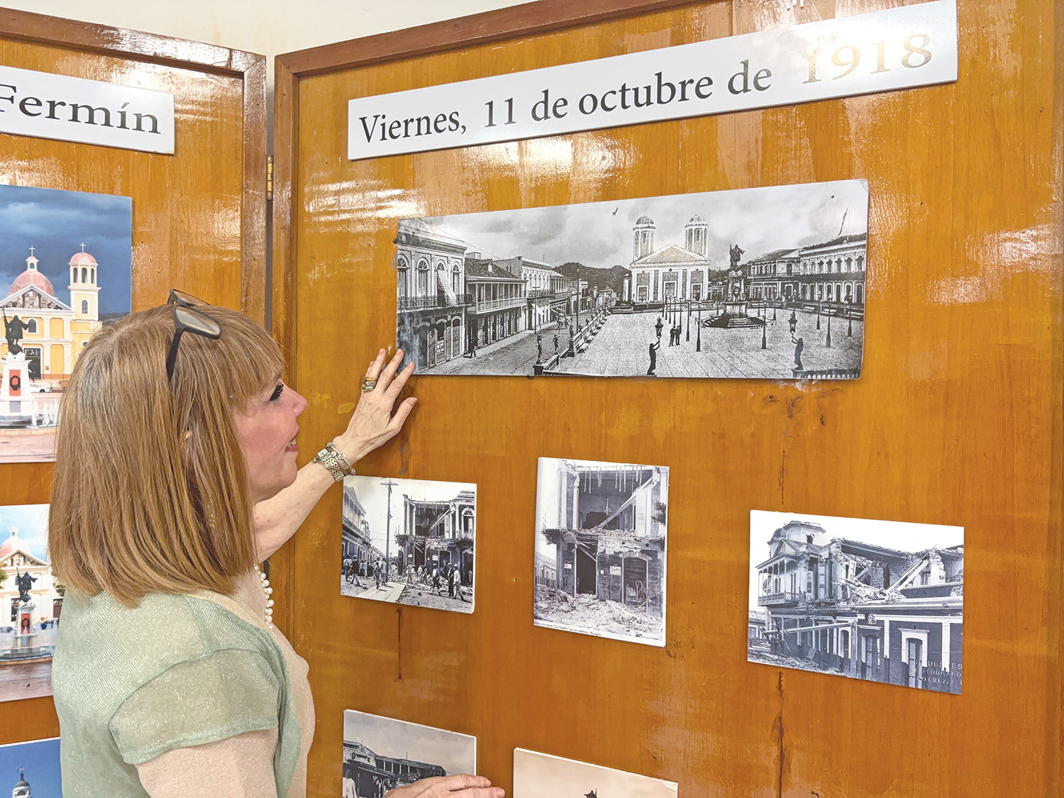 Directora del Archivo Histórico de Mayagüez,
María Colom.