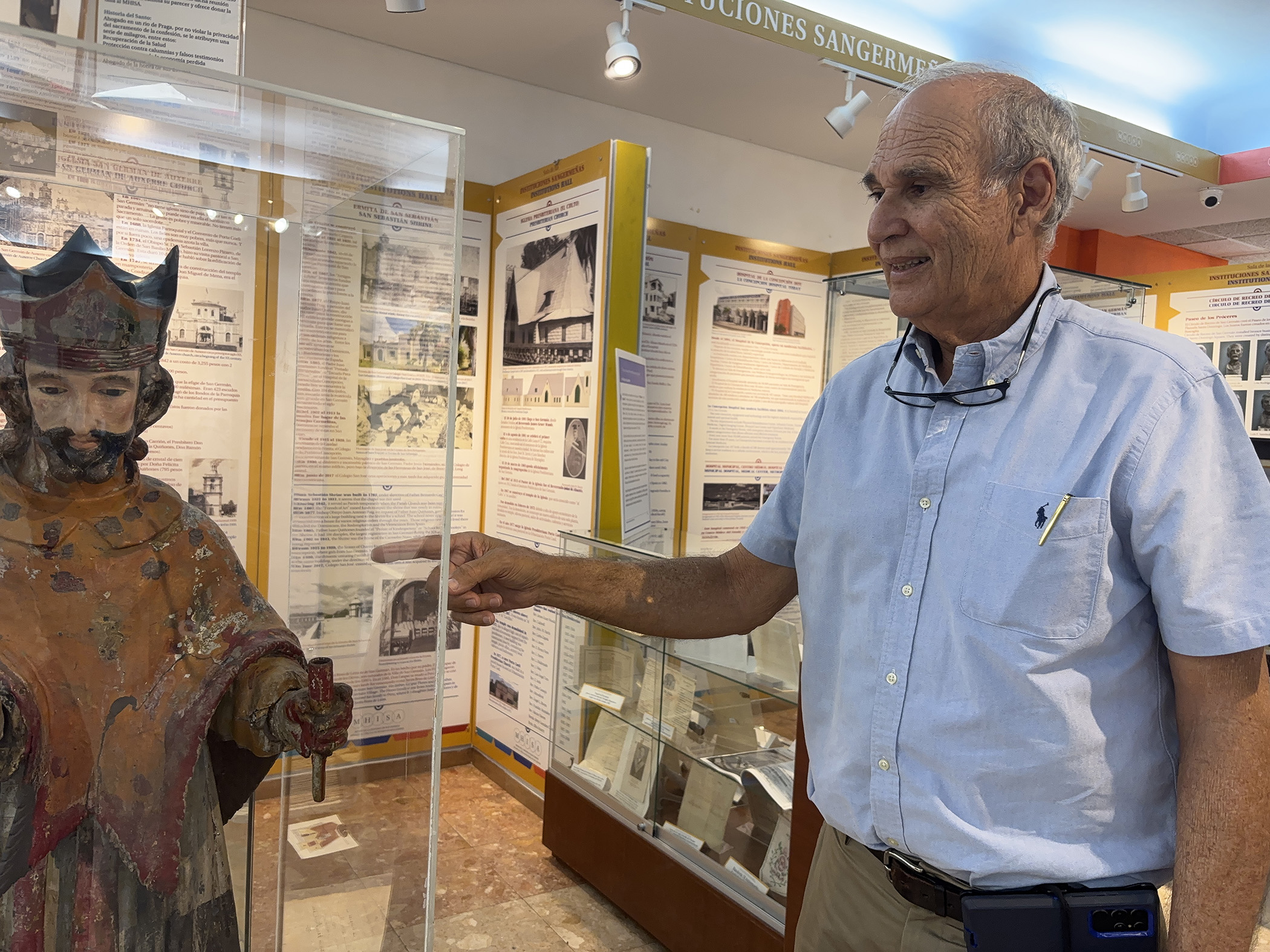 Presidente de la Junta de Directores del museo, Ing. José F. Lluch
