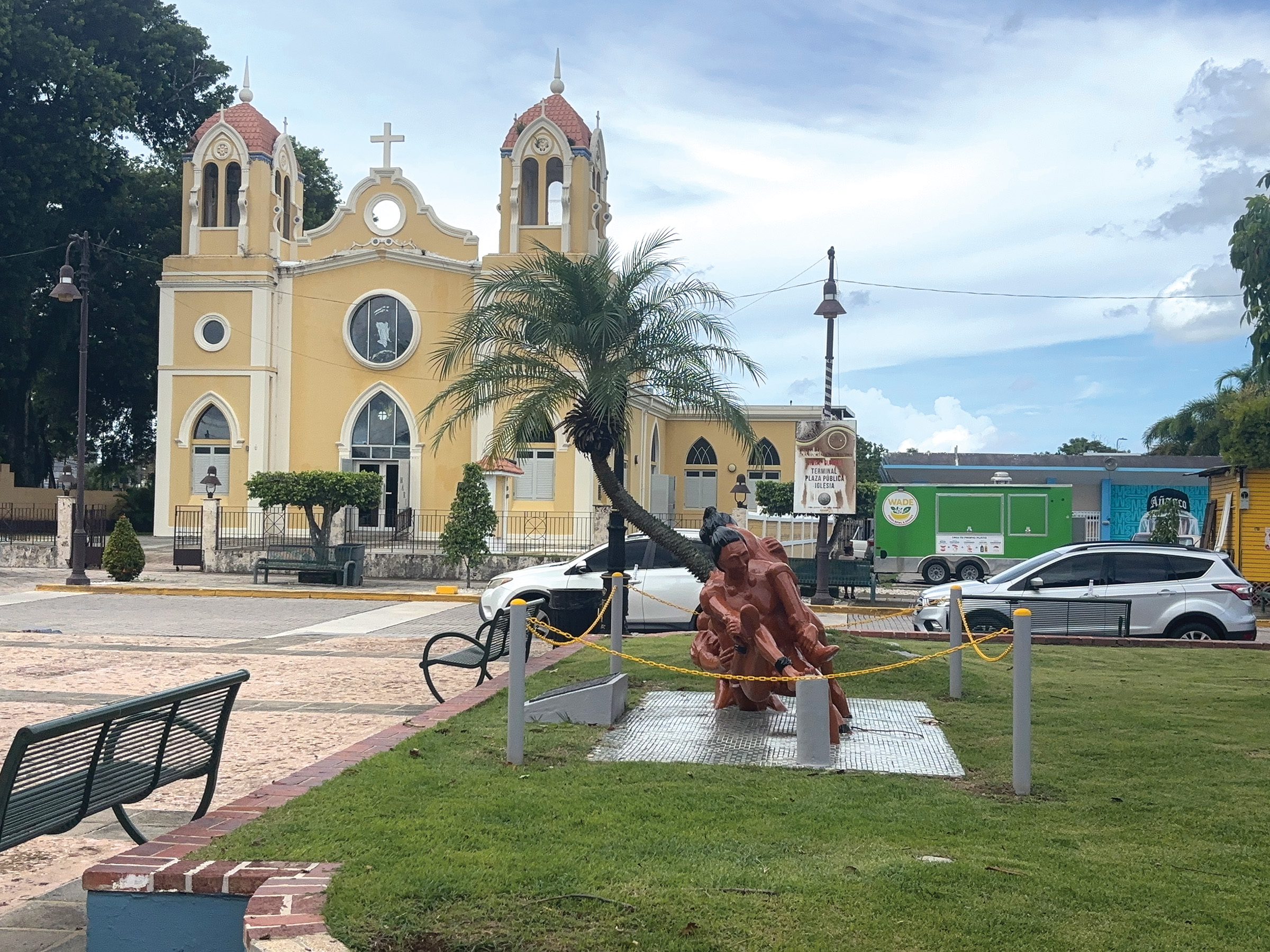 La iglesia formó parte de la organización del pueblo